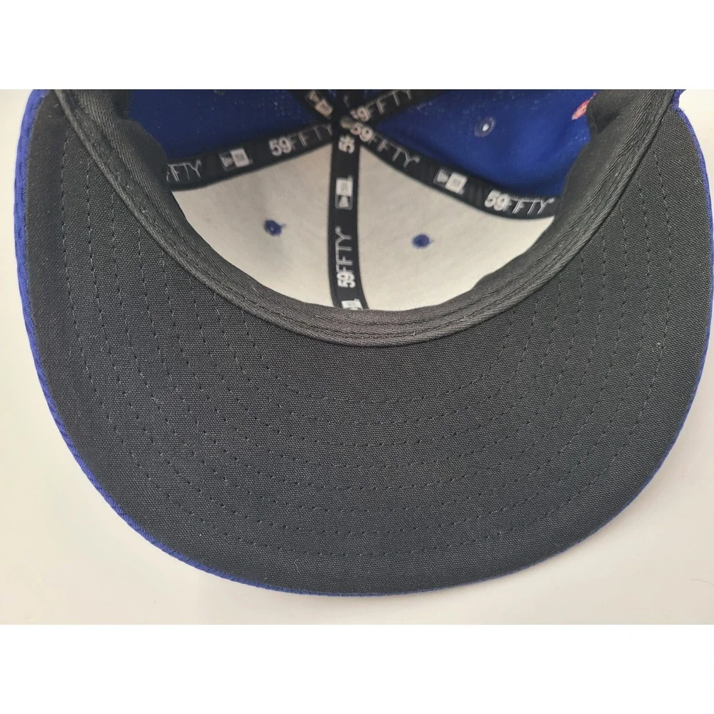 Los Angeles Dodgers New Era 59Fifty Fitted 7 Hat Cap Polyester MLB Baseball Blue